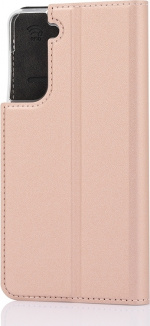 Wave BookCase beskyttelsesetui, Samsung Galaxy S21, rosaguld