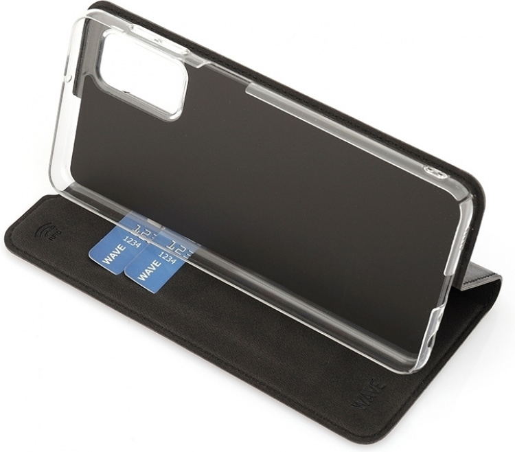 Wave BookCase beskyttelsesetui, Samsung Galaxy A32 5G, sort