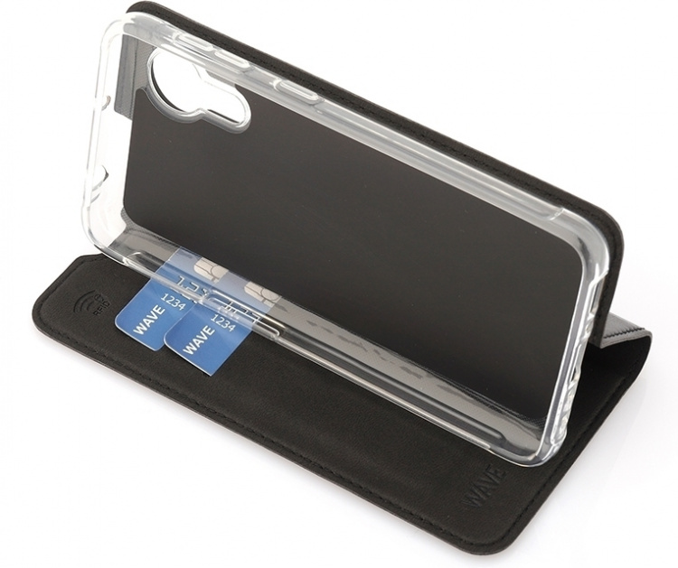 Wave BookCase beskyttelsesetui, Samsung Galaxy Xcover 5, sort