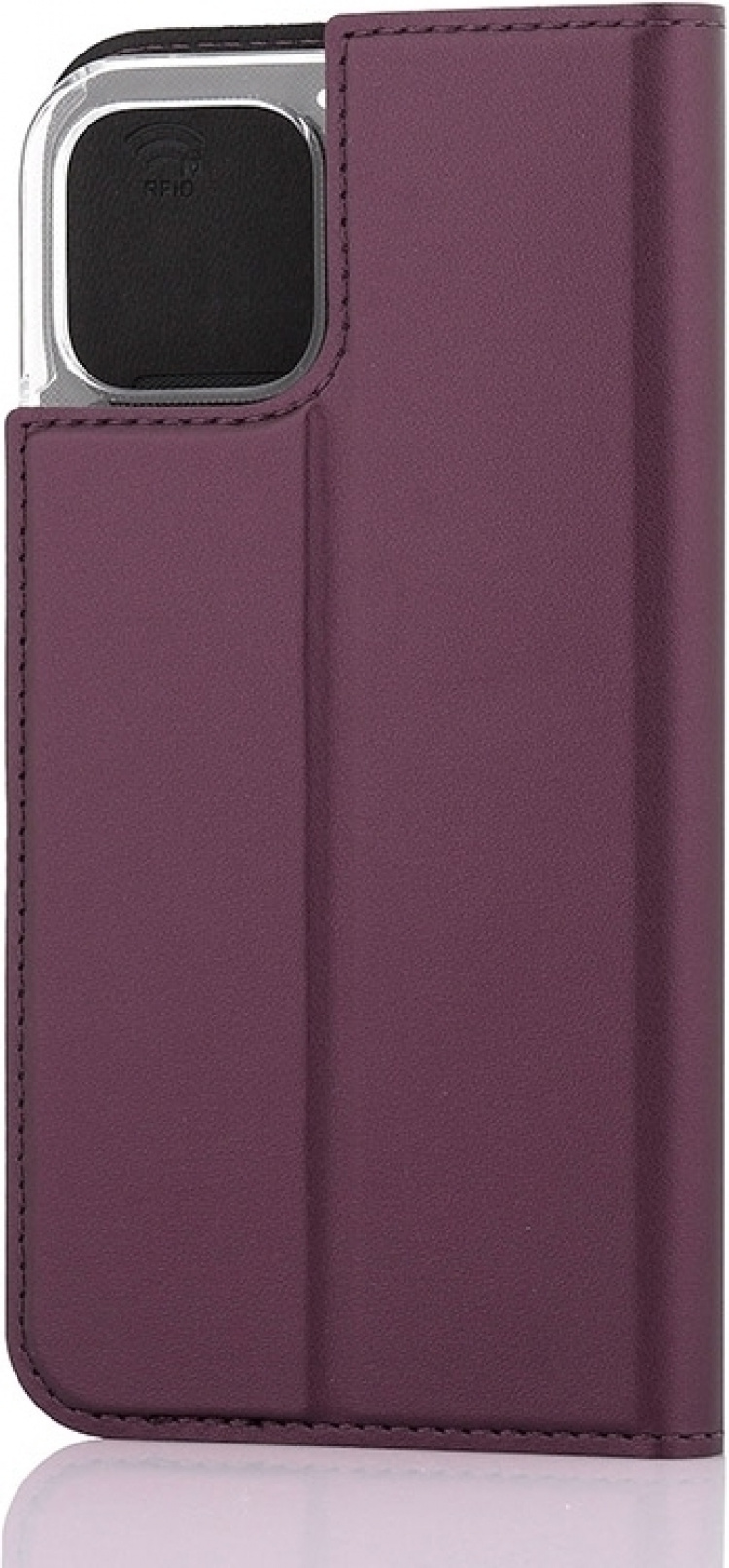 Wave BookCase beskyttelsesetui, iPhone 12 / 12 Pro, Smoky Sangria