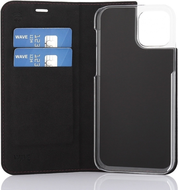 Wave BookCase beskyttelsesetui, iPhone 12 / 12 Pro, Smoky Sangria