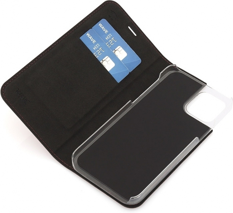 Wave BookCase beskyttelsesetui, iPhone 12 / 12 Pro, Smoky Sangria