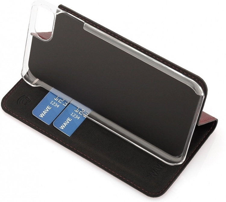 Wave BookCase beskyttelsesetui, iPhone 7 / 8 / SE, Smoky Sangria