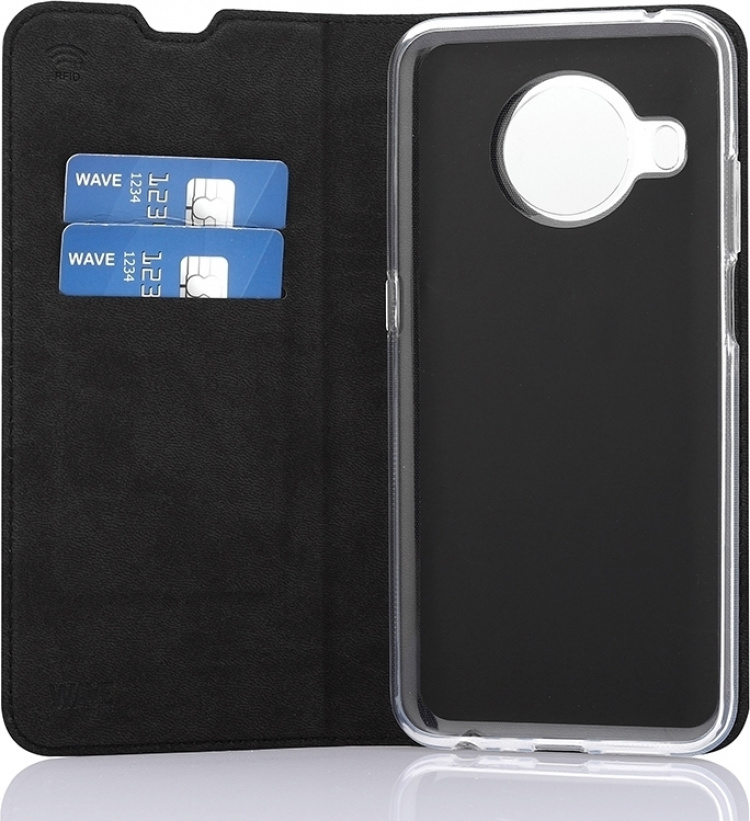Wave BookCase beskyttelsesetui, Nokia X10 / X20, sort