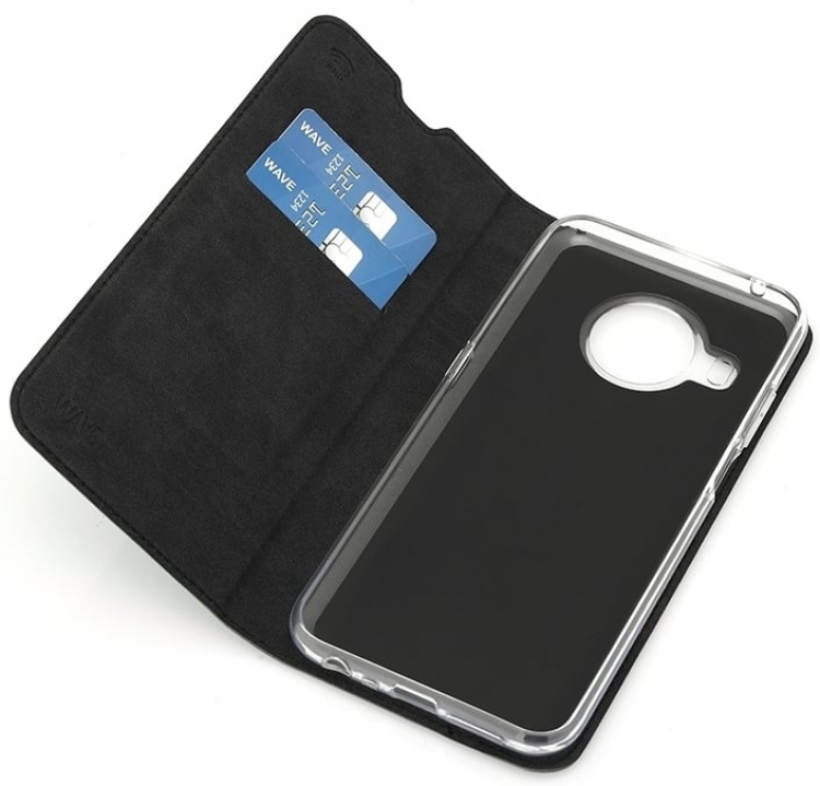 Wave BookCase beskyttelsesetui, Nokia X10 / X20, sort