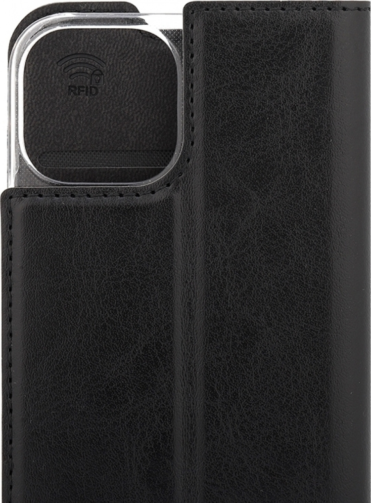 Wave BookCase beskyttelsesetui, iPhone 13 mini, sort