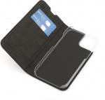 Wave BookCase beskyttelsesetui, iPhone 13, sort