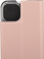 Wave BookCase beskyttelsesetui, iPhone 13, rosaguld