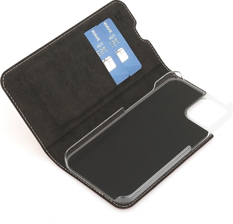 Wave BookCase beskyttelsesetui, iPhone 13, rosaguld