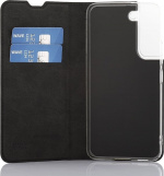 Wave BookCase beskyttelsesetui, Samsung Galaxy S22 5G, sort