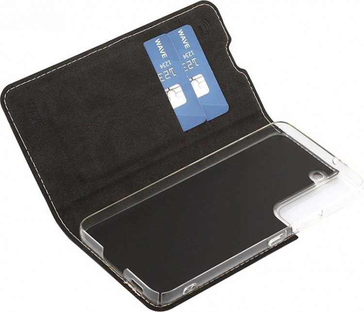 Wave BookCase beskyttelsesetui, Samsung Galaxy S22 5G, rosaguld