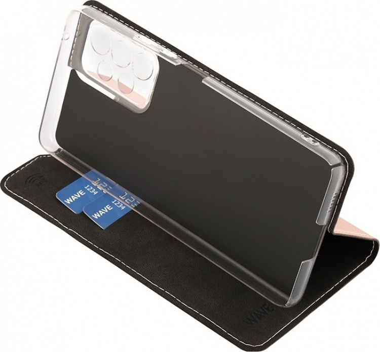 Wave BookCase beskyttelsesetui, Samsung Galaxy A53 5G, rosaguld