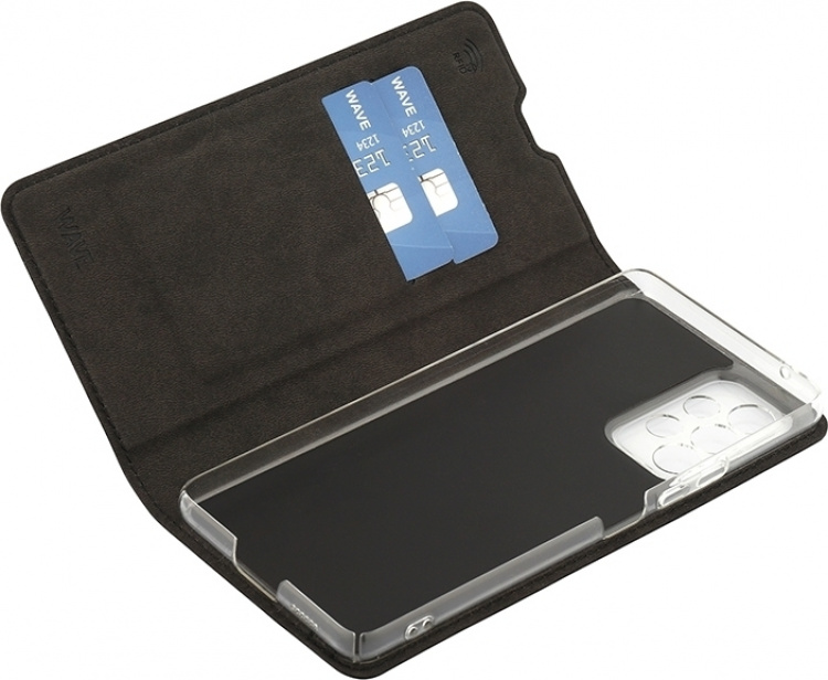 Wave BookCase beskyttelsesetui, Samsung Galaxy A53 5G, sort