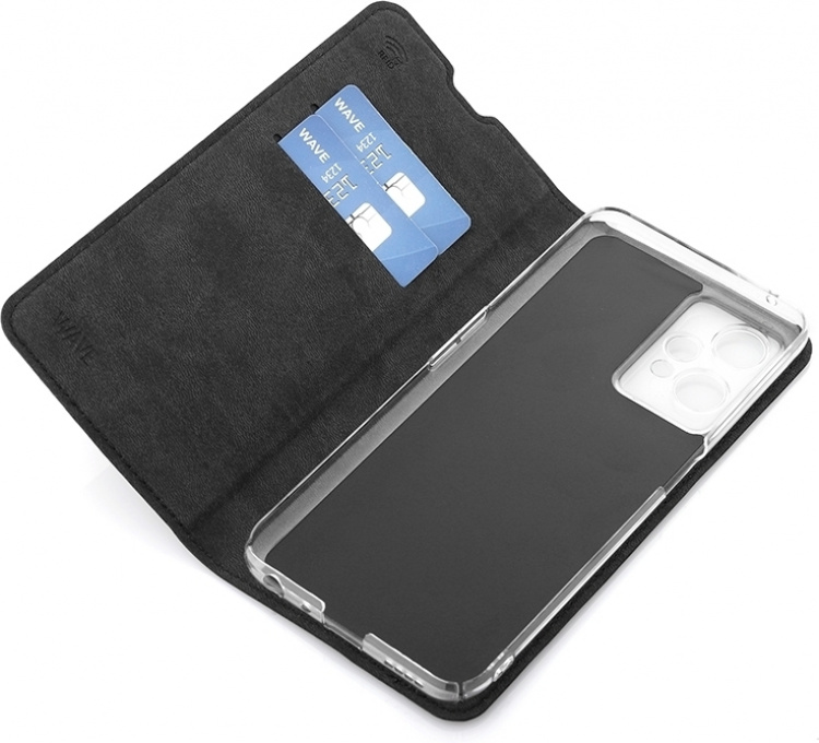 Wave BookCase beskyttelsesetui, OnePlus Nord CE 2 Lite 5G, sort