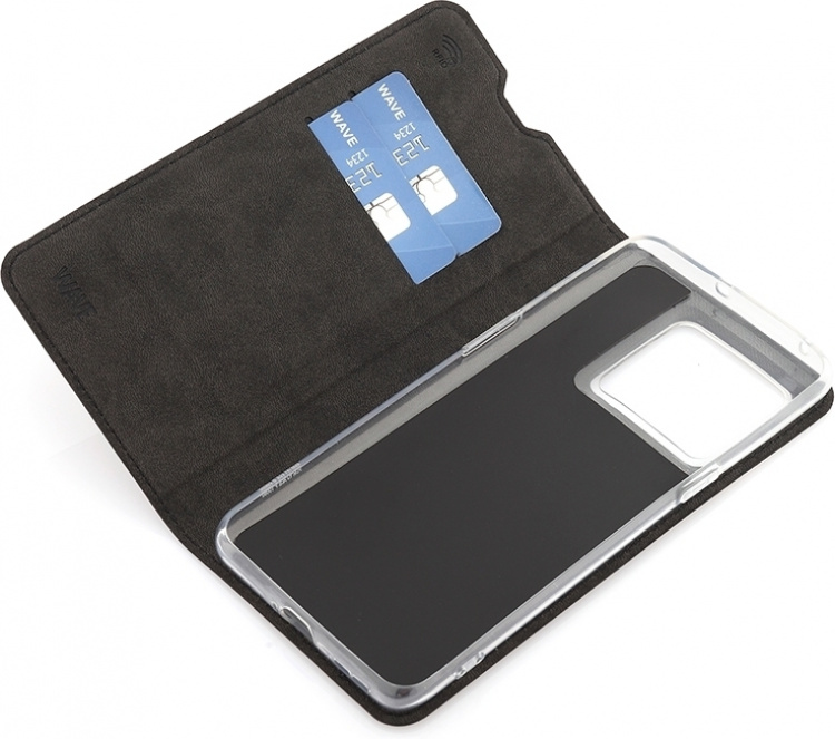 Wave BookCase beskyttelsesetui, OnePlus 10T 5G, sort