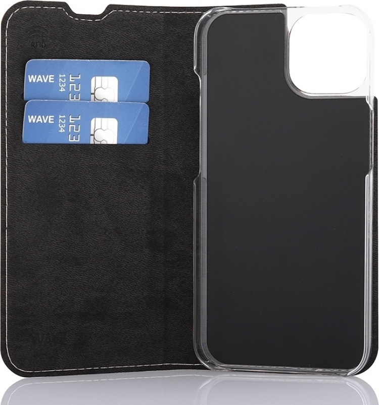 Wave BookCase beskyttelsesetui, iPhone 14, rosaguld Wave BookCase beskyttelsesetui, iPhone 14, rosaguld