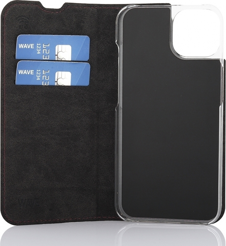 Wave BookCase beskyttelsesetui, iPhone 14, Smoky Sangria