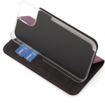 Wave BookCase beskyttelsesetui, iPhone 14, Smoky Sangria