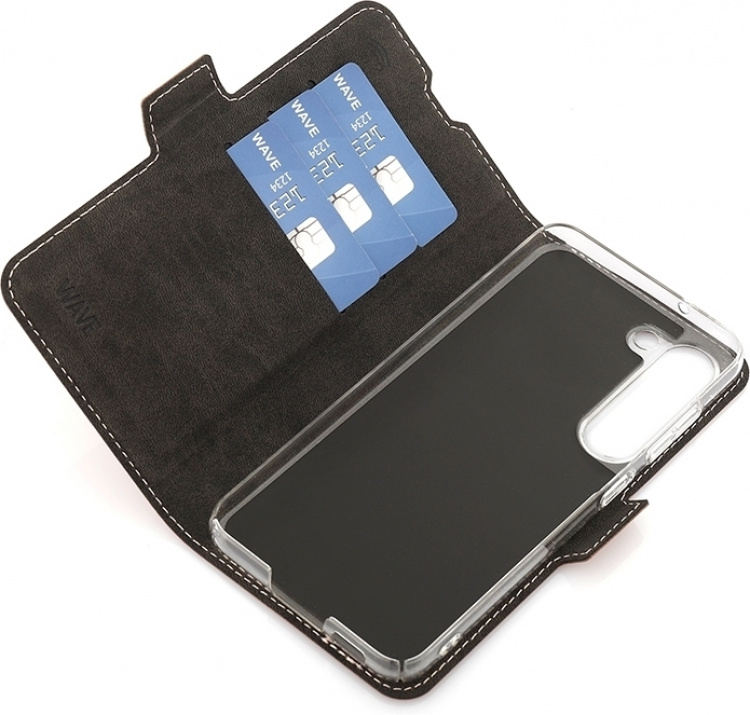 Wave BookCase beskyttelsesetui, Samsung Galaxy S23, rosaguld Wave BookCase beskyttelsesetui, Samsung Galaxy S23, rosaguld