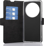 Wave BookCase beskyttelsesetui, Honor Magic5 Lite, sort