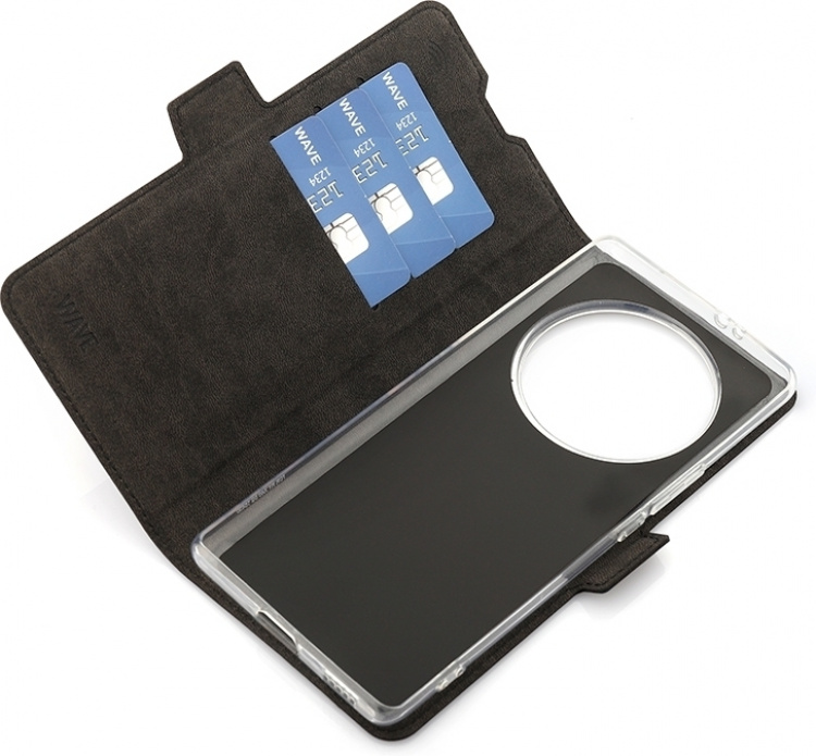 Wave BookCase beskyttelsesetui, Honor Magic5 Lite, sort