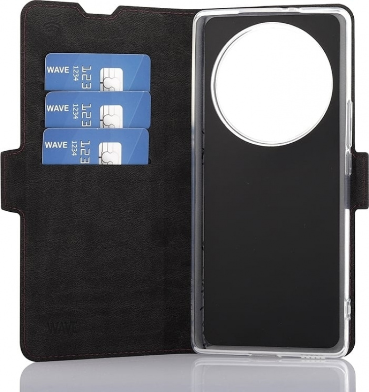 Wave BookCase beskyttelsesetui, Honor Magic5 Lite, Smoky Sangria