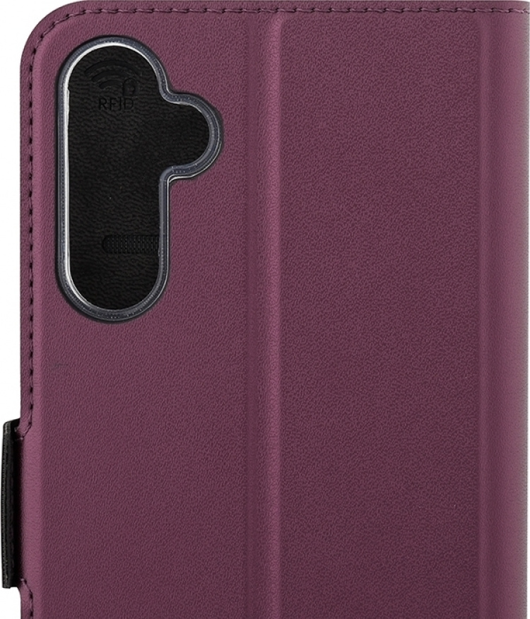 Wave BookCase beskyttelsesetui, Samsung Galaxy A14, Smoky Sangria