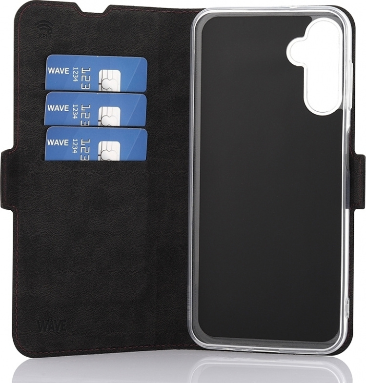 Wave BookCase beskyttelsesetui, Samsung Galaxy A14, Smoky Sangria