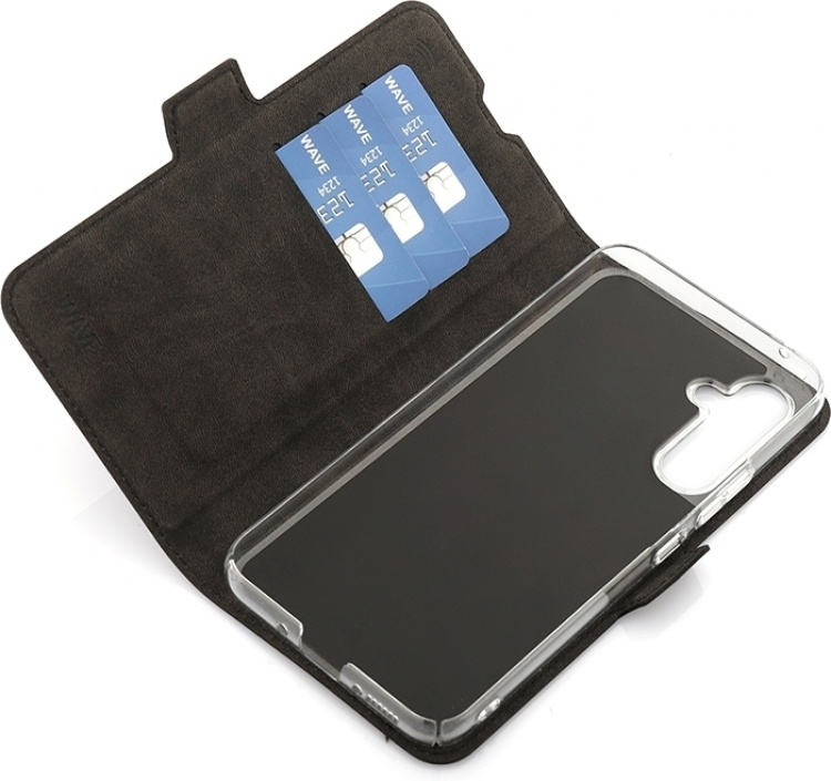 Wave BookCase beskyttelsesetui, Samsung Galaxy A54 5G, sort