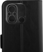 Wave BookCase beskyttelsesetui, Xiaomi Redmi 12C, sort