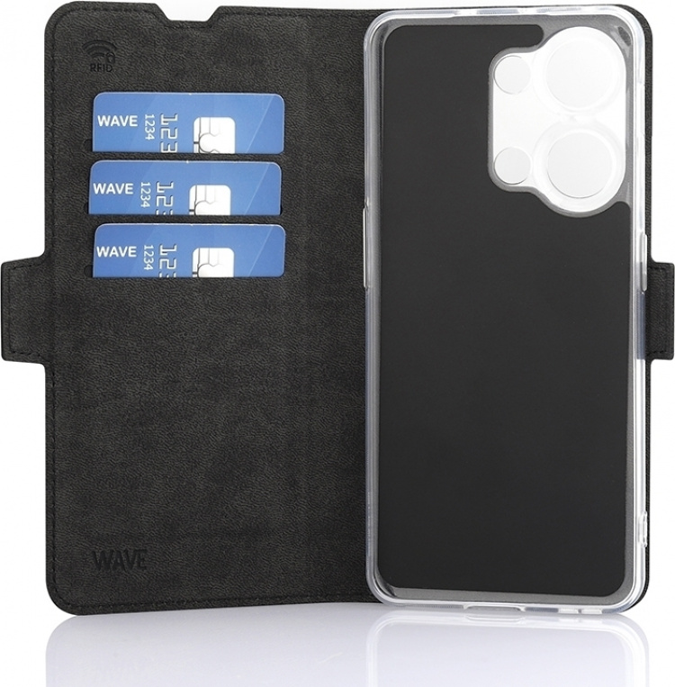 Wave BookCase beskyttelsesetui, OnePlus Nord 3 5G, sort