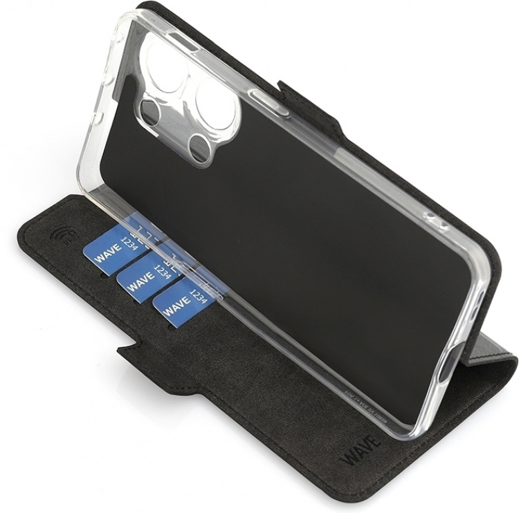 Wave BookCase beskyttelsesetui, OnePlus Nord 3 5G, sort