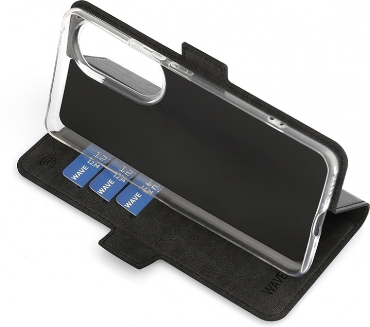 Wave BookCase beskyttelsesetui, Honor 90, sort