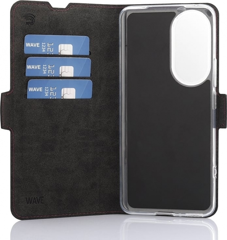 Wave BookCase beskyttelsesetui, Honor 90, Smoky Sangria