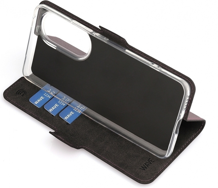 Wave BookCase beskyttelsesetui, Honor 90, Smoky Sangria