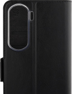 Wave BookCase beskyttelsesetui, Honor 90 Lite, sort