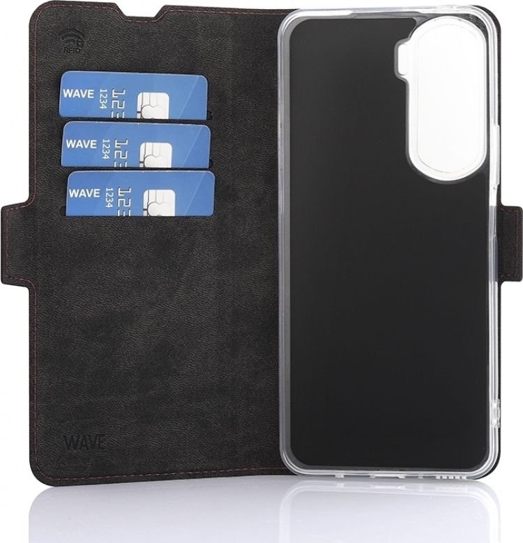 Wave BookCase beskyttelsesetui, Honor 90 Lite, Smoky Sangria