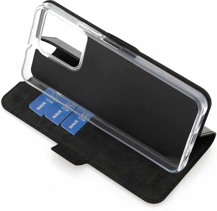 Wave BookCase beskyttelsesetui, Honor X6a, sort Wave BookCase beskyttelsesetui, Honor X6a, sort