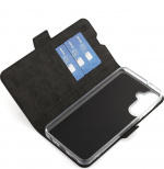 Wave BookCase, Samsung Galaxy A25 5G, sort