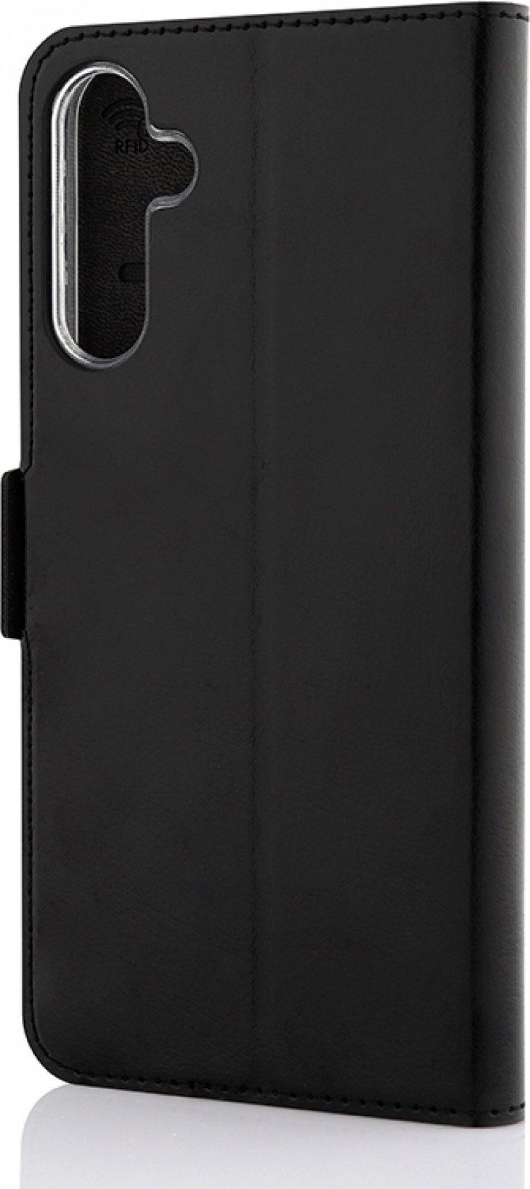 Wave BookCase beskyttelsesetui, Samsung Galaxy A15, sort Wave BookCase beskyttelsesetui, Samsung Galaxy A15, sort