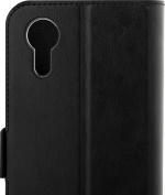 Wave BookCase, Samsung Galaxy XCover7, sort Wave BookCase, Samsung Galaxy XCover7, sort