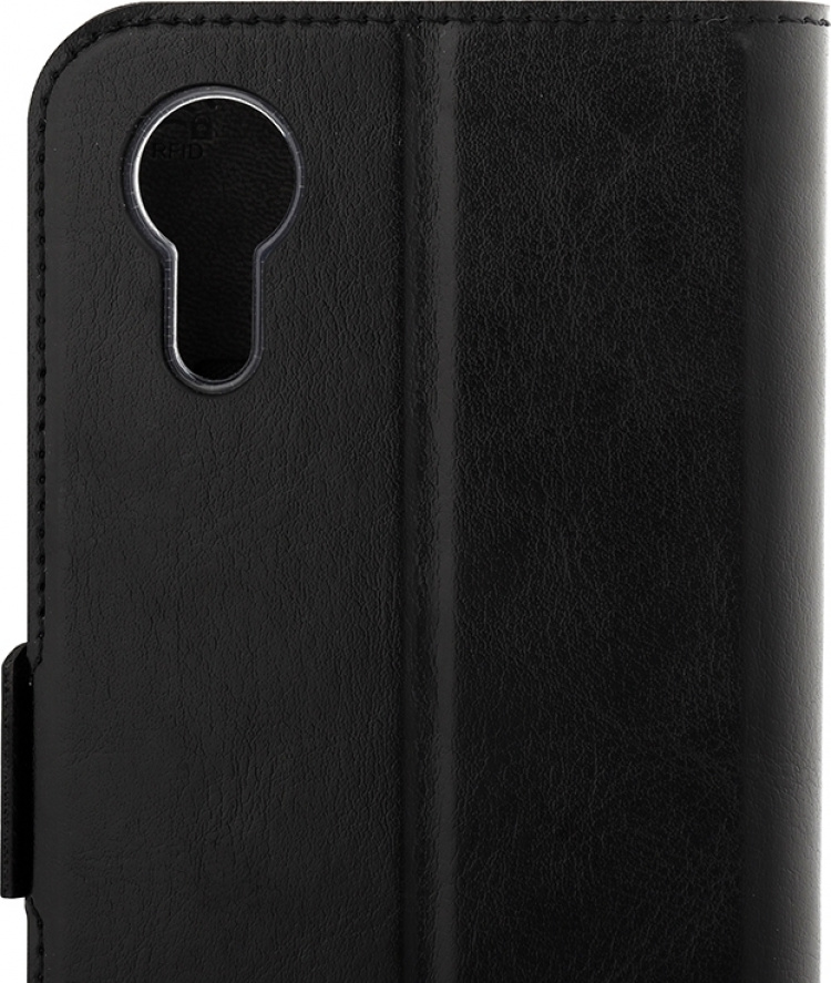 Wave BookCase, Samsung Galaxy XCover7, sort Wave BookCase, Samsung Galaxy XCover7, sort