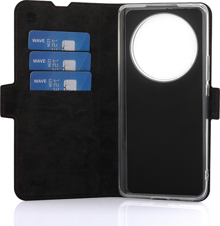 Wave BookCase beskyttelsesetui, Honor Magic6 Lite, Smoky Sangria