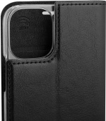 Wave BookCase beskyttelsesetui, iPhone 12 mini, sort