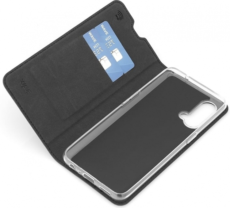 Wave BookCase beskyttelsesetui, OnePlus Nord CE 5G, sort