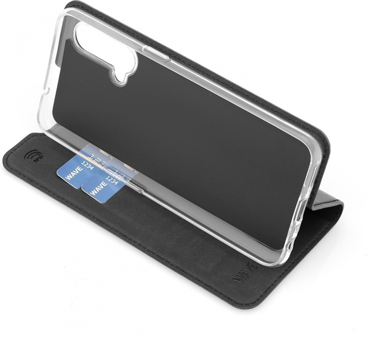 Wave BookCase beskyttelsesetui, OnePlus Nord CE 5G, sort