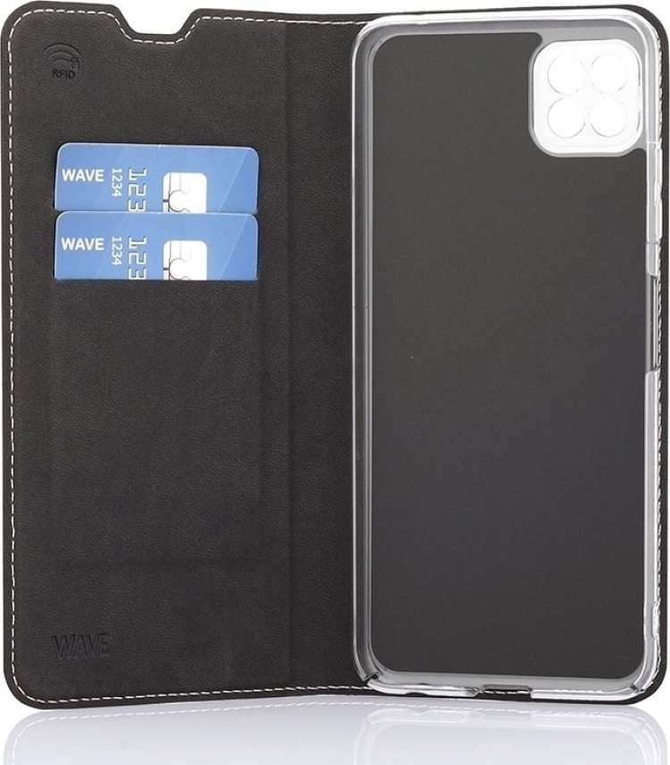 Wave BookCase beskyttelsesetui, Samsung Galaxy A22 5G, rosaguld