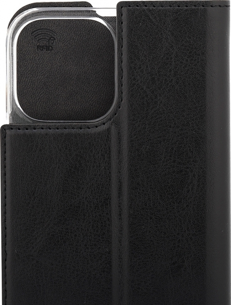 Wave BookCase beskyttelsesetui, iPhone 13 Pro Max, sort