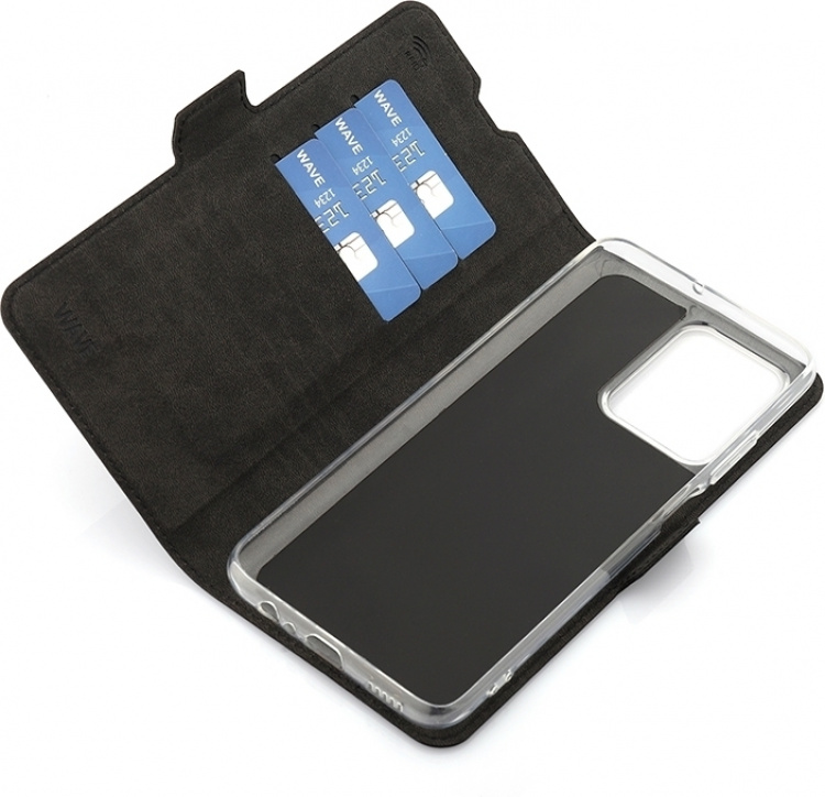 Wave BookCase beskyttelsesetui, Honor X7a, sort