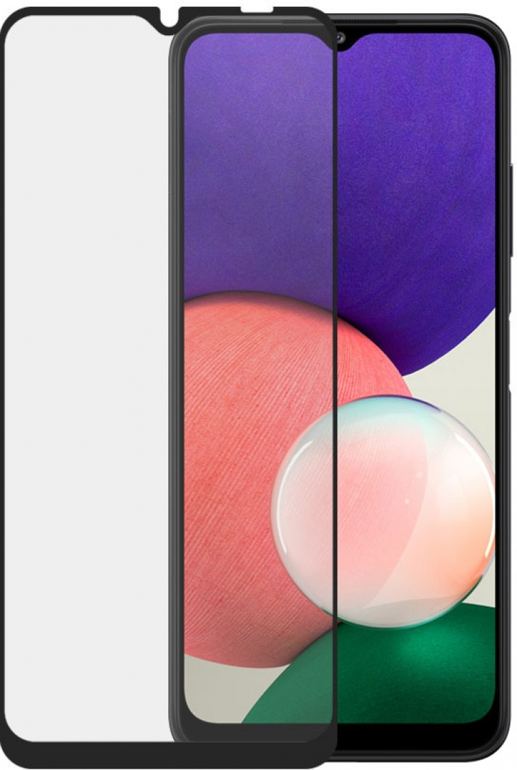 SAFE by PanzerGlass panserglas, Samsung Galaxy A22 5G, sort ramme